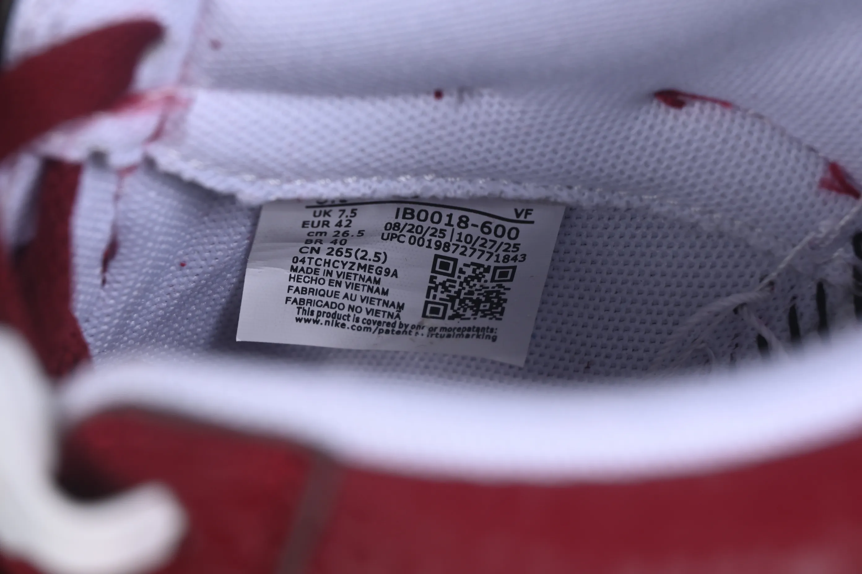 All categories Nk Air Force 1 Air Force series Nk Air Force 1 Low Air Force low-top Nike Air Force 1'07 Low Kobe Air Force 1 low-top casual sneakers IB0018-600